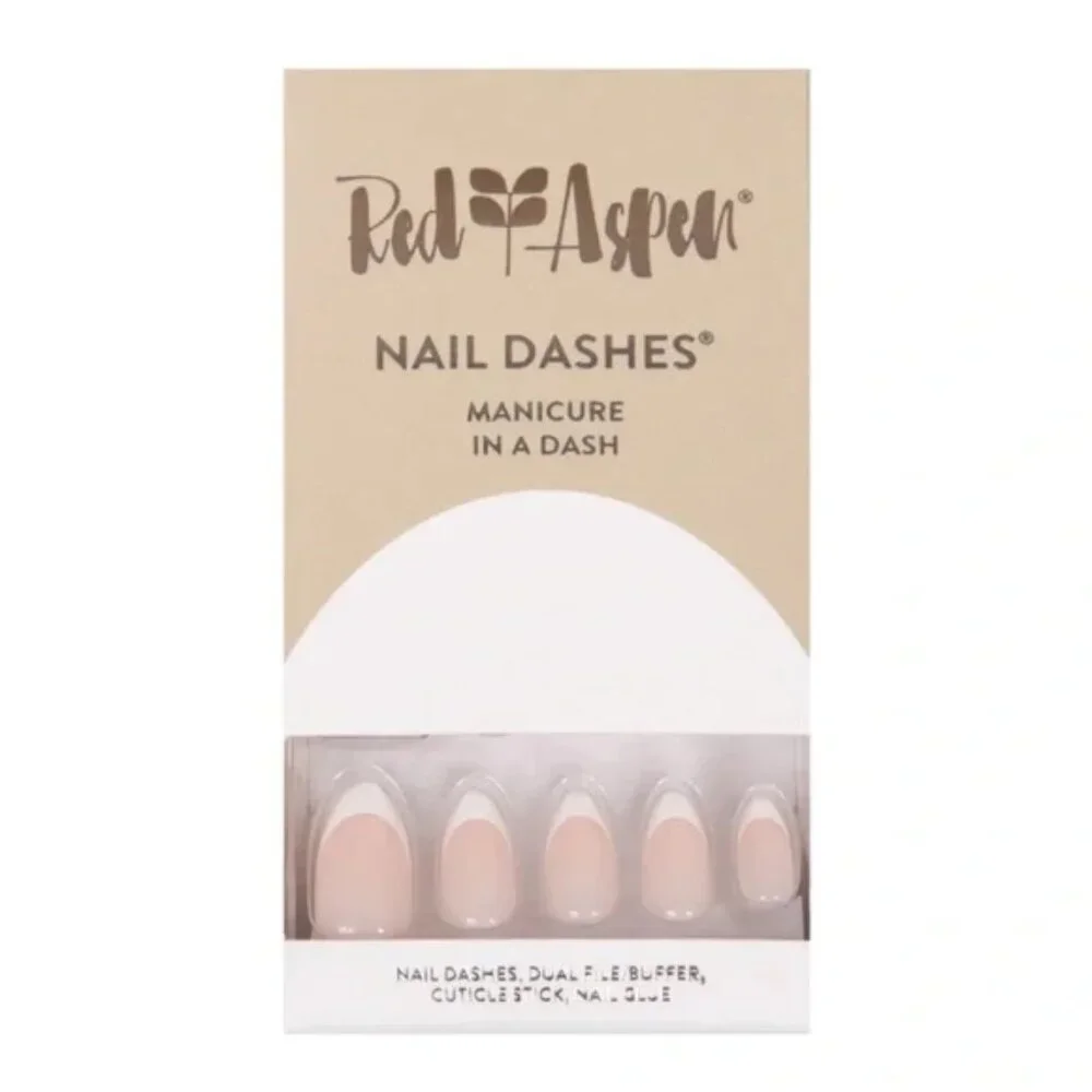 Red‎ Aspen Nail Dashes ✨Classic French Tammy - NIB